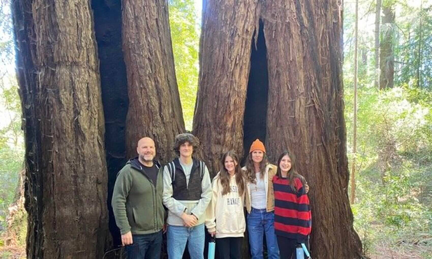 Rob, Lightship’s Head of Creative, and his family marvel at the incredible California coastal Redwoods